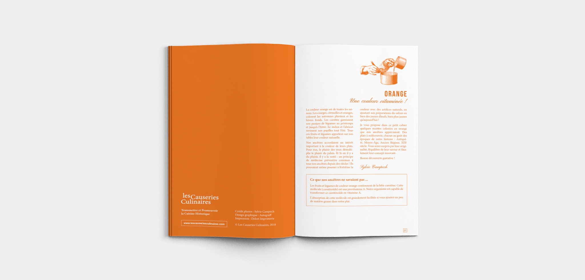autograff-design-graphique-graphiste-toulouse-france-edition-les-causeries-culinaires-recettes-cuisine-historique-serie-livre-orange